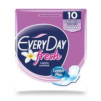 Every Day Fresh Maxi Night Ultra Plus Σερβιέτες Για Πολύ Μεγάλη Ροή 10τμχ