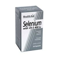 Health Aid Selenium 100μg & Vitamin E 400IU 30 κάψουλες