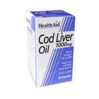Health Aid Cod Liver Oil 1000mg Μουρουνέλαιο 30 Κάψουλες
