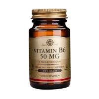 Solgar Vitamin B6 50mg Βιταμίνες 100 Tabs