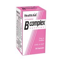 Health Aid Vitamin B Complex Supreme Για Μεταβολισμό, Νευρικό & Ανοσοποιητικό Σύστημα 30 Κάψουλες