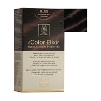 Apivita My Color Elixir Μόνιμη Βαφή Μαλλιών 5.85 Καστανό Ανοιχτό Περλέ Μαονί