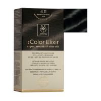 Apivita My Color Elixir Μόνιμη Βαφή Μαλλιών 4.11 Καστανό Έντονο Σαντρέ