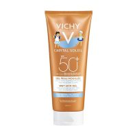 Vichy Capital Soleil Wet Skin Παιδικό Αντηλιακό Ενυδατικό Γαλάκτωμα Προσώπου/Σώματος Spf50+ 200ml