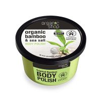 Organic Shop Body Polish Scrub Σώματος Με Μπαμπού & Θαλασσινό Αλάτι 250ml