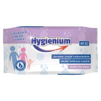 Hygienium Αντιβακτηριδιακά Μαντηλάκια Οικογενειακή Συσκευασία 50τμχ