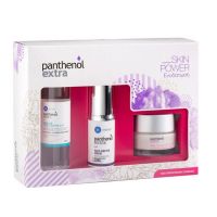 Panthenol Extra Skin Power Set Με Αντιρυτιδικό Ορό Προσώπου/Ματιών 30ml & Κρέμα Προσώπου Ημέρας Για Ενυδάτωση Spf15 50ml & Καθαριστικό Micellar 100ml