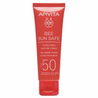 Apivita Bee Sun Safe Αντηλιακή Ενυδατική Κρέμα-Τζελ Προσώπου Με Θαλάσσια Φύκη & Πρόπολη Spf50 50ml