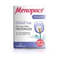 Vitabiotics Menopace Night Συμπλήρωμα Διατροφής για την Εξάλειψη των Νυχτερινών Συμπτωμάτων της Εμμηνόπαυσης 30 ταμπλέτες
