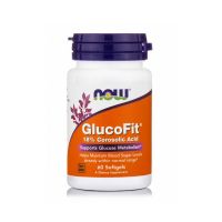 Now Foods GlucoFit 18% Corosolic Acid Συμπλήρωμα Διατροφής για Υποστήριξη Μεταβολισμού της Γλυκόζης 60 softgels