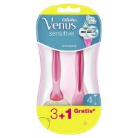 Gillette Venus Sensitive Ξυραφάκια μιας Χρήσης με 3 Λεπίδες 4τμχ
