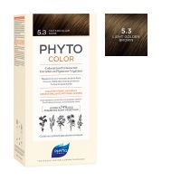 Phyto Phytocolor Μόνιμη Βαφή Μαλλιών 5.3 Καστανό Ανοιχτό Χρυσό