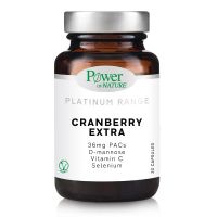 Power Of Nature Platinum Range Cranberry Extra Συμπλήρωμα Διατροφής με Κράνμπερι 30 κάψουλες