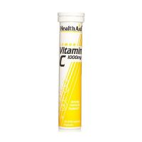 Health Aid Vitamin C 1000mg Lemon 20 Αναβράζοντα Δισκία