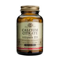 Solgar Calcium Citrate With Vitamin D3 Μέταλλα-Ιχνοστοιχεία 60 Tabs