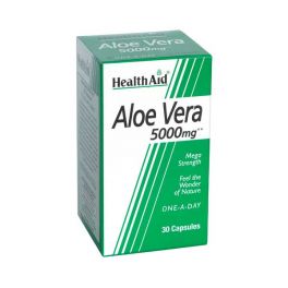 Health Aid Aloe Vera 5000mg 30 Κάψουλες