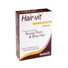 Health Aid Hair-vit 30 Δύναμη, Όγκος & Λάμψη Στα Μαλλιά 30 Κάψουλες