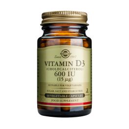 Solgar Vitamin D3 600IU 15mcg Βιταμίνες 60 Veg. Caps