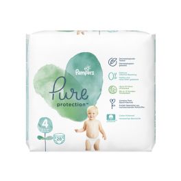 Pampers Pure Protection Πάνες No4 9-14kg 28τμχ