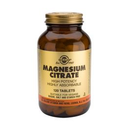 Solgar Magnesium Citrate Μέταλλα-Ιχνοστοιχεία 120 Tabs