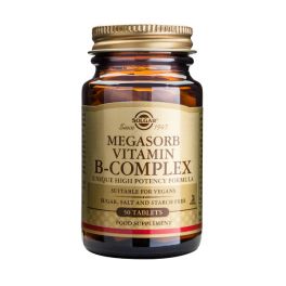 Solgar Megasorb Vitamin B-Complex Βιταμίνες 50 Tabs