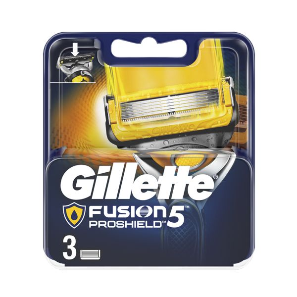 Gillette Fusion Proshield Ανταλλακτικές Κεφαλές 3τμχ